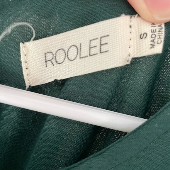 Winter green dress with tie! - Picture 3 of 4